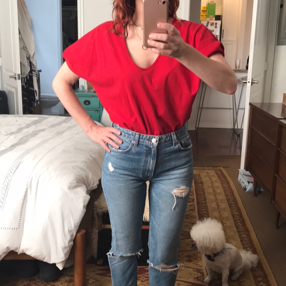 Zara puff sleeve top